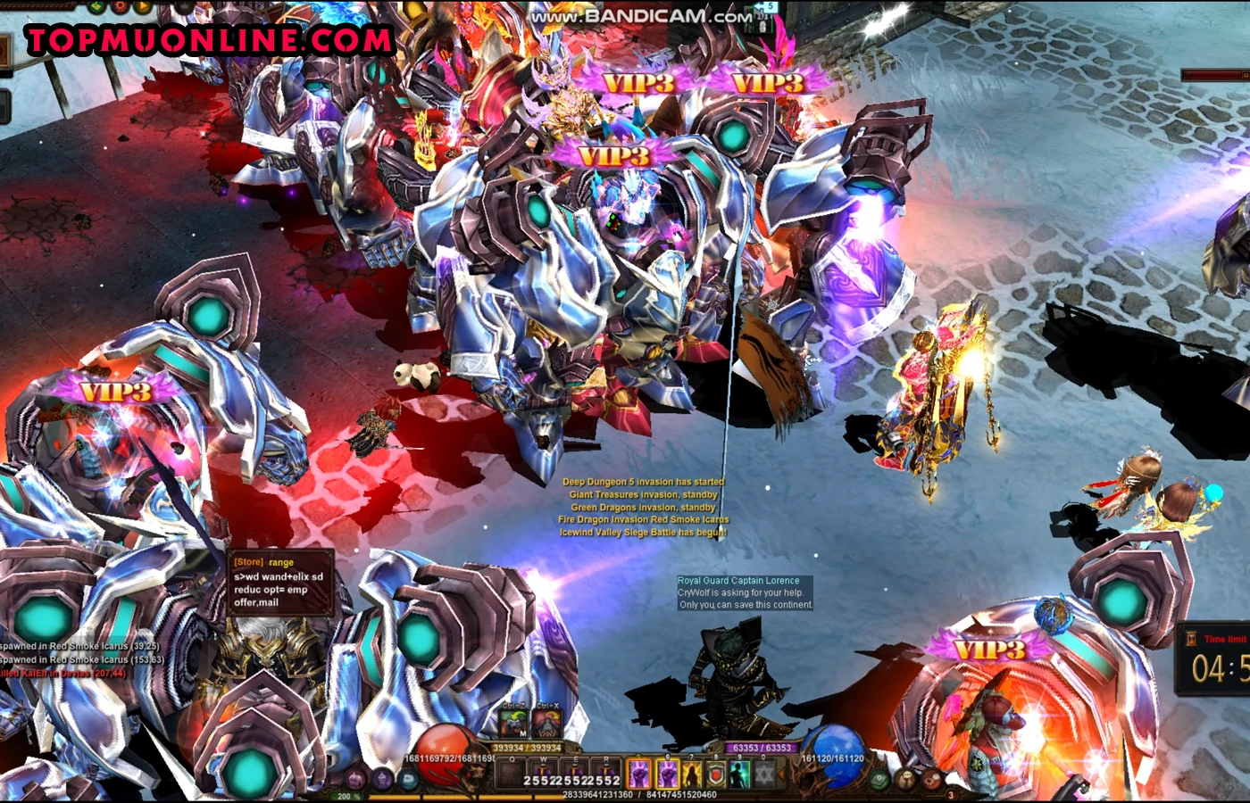 Arka MU Online Icewind Castle PvP screenshot